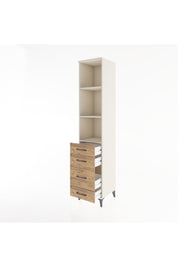 Hyperion Dolap 3 Raflı 4 Çekmeceli 44x44x221 Aytaşı-Çam