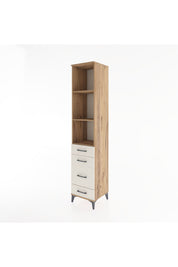 Hyperion Dolap 3 Raflı 4 Çekmeceli 44x44x221 Çam-Aytaşı