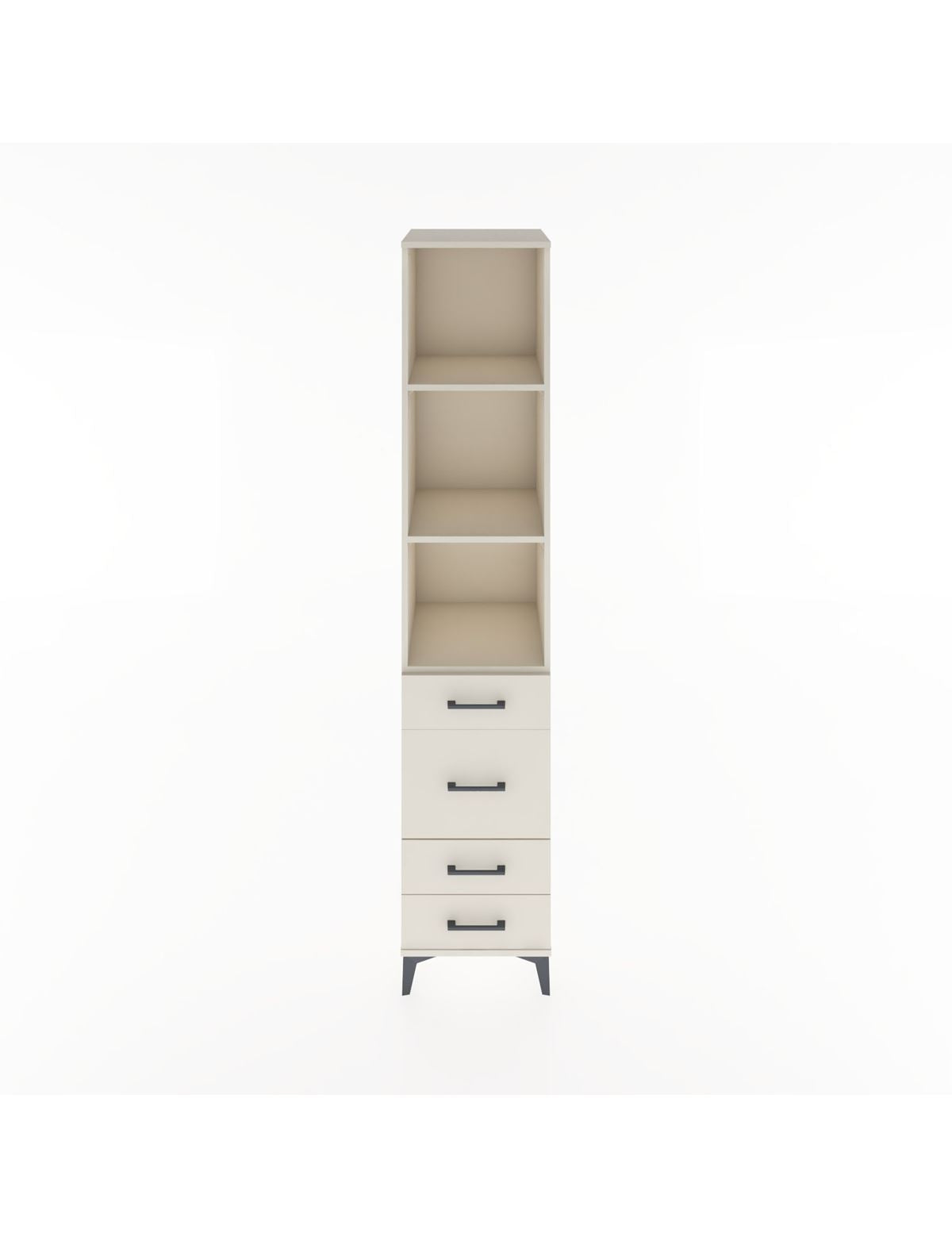 Hyperion Dolap 3 Raflı 4 Çekmeceli 44x44x221 Aytaşı-Aytaşı