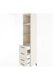 Hyperion Dolap 3 Raflı 4 Çekmeceli 44x44x221 Aytaşı-Aytaşı