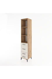 Hyperion Dolap 3 Raflı 4 Çekmeceli 44x44x221 Çam-Aytaşı