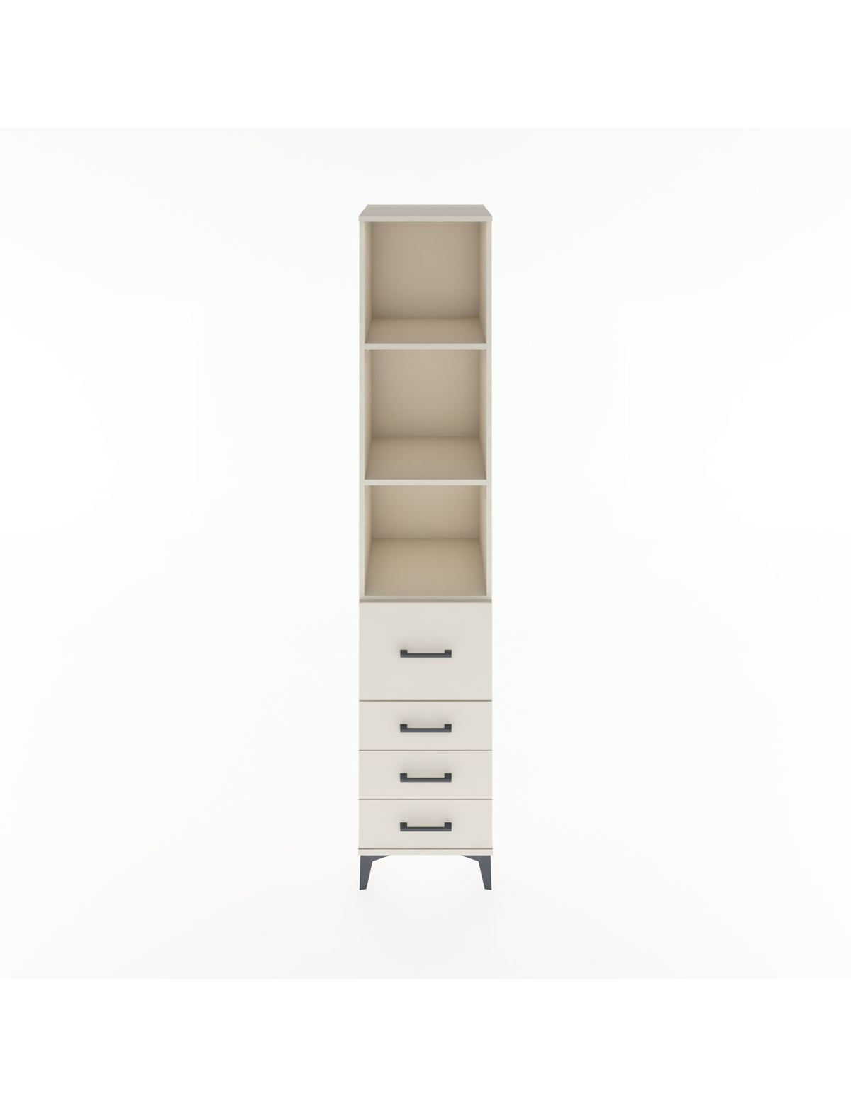 Hyperion Dolap 3 Raflı 4 Çekmeceli 44x44x221 Aytaşı-Aytaşı