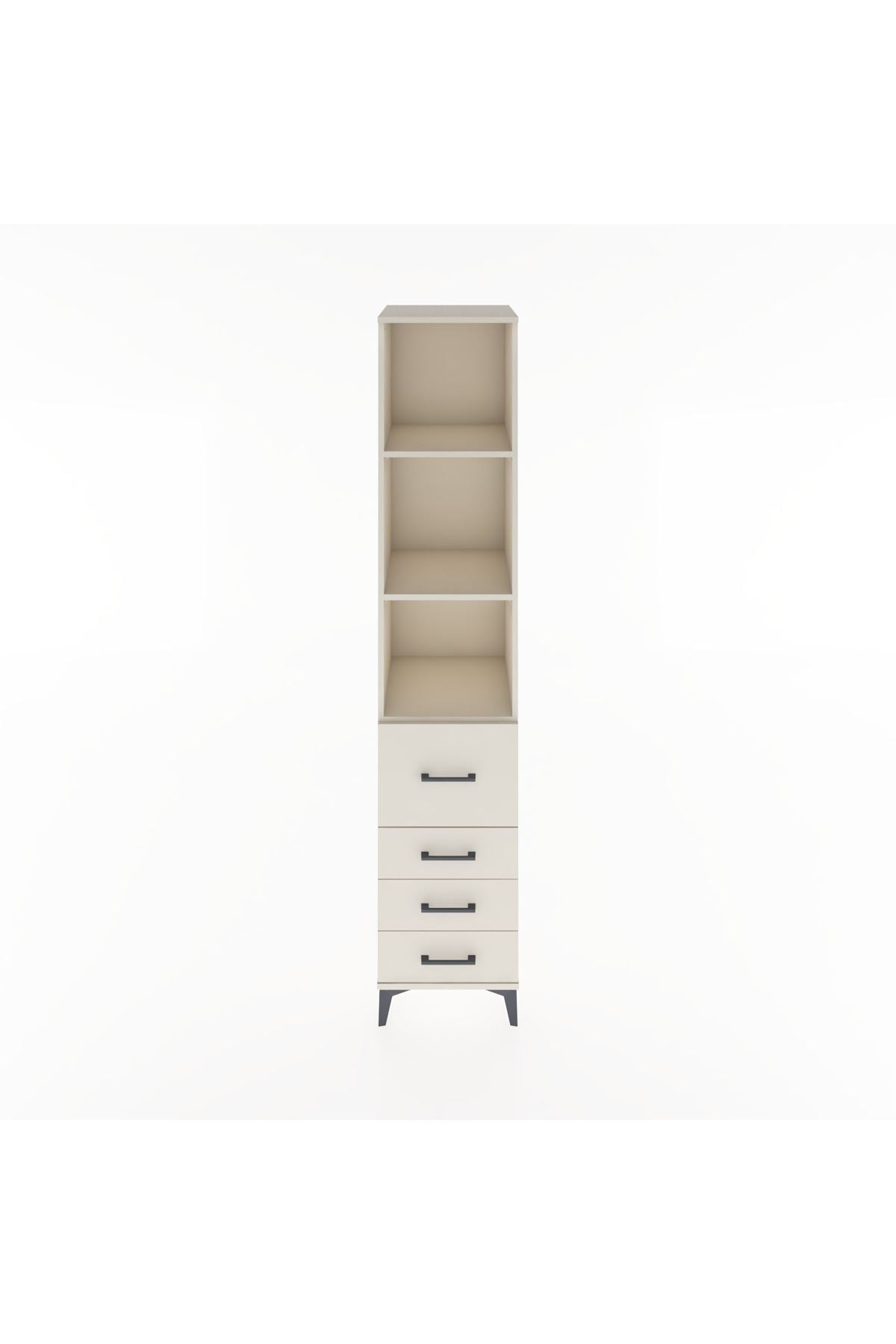 Hyperion Dolap 3 Raflı 4 Çekmeceli 44x44x221 Aytaşı-Aytaşı