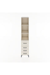 Hyperion Dolap 3 Raflı 4 Çekmeceli 44x44x221
