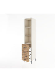 Hyperion Dolap 3 Raflı 4 Çekmeceli 44x44x221 Aytaşı-Çam