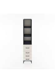 Hyperion Dolap 3 Raflı 4 Çekmeceli 44x44x221 Antrasit-Aytaşı