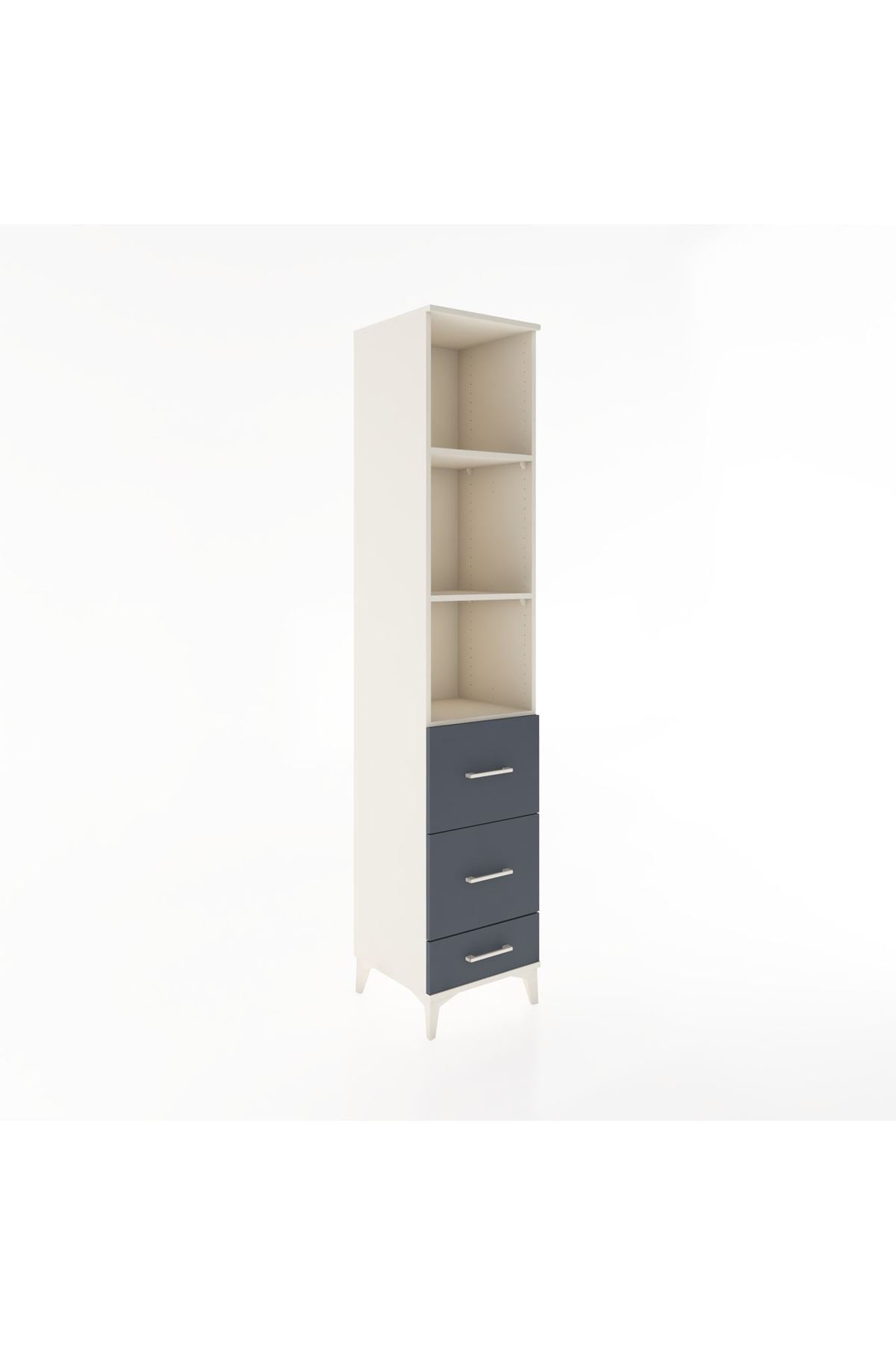 Hyperion Dolap 3 Raflı 3 Çekmeceli 44x44x221 - S61M091V2B