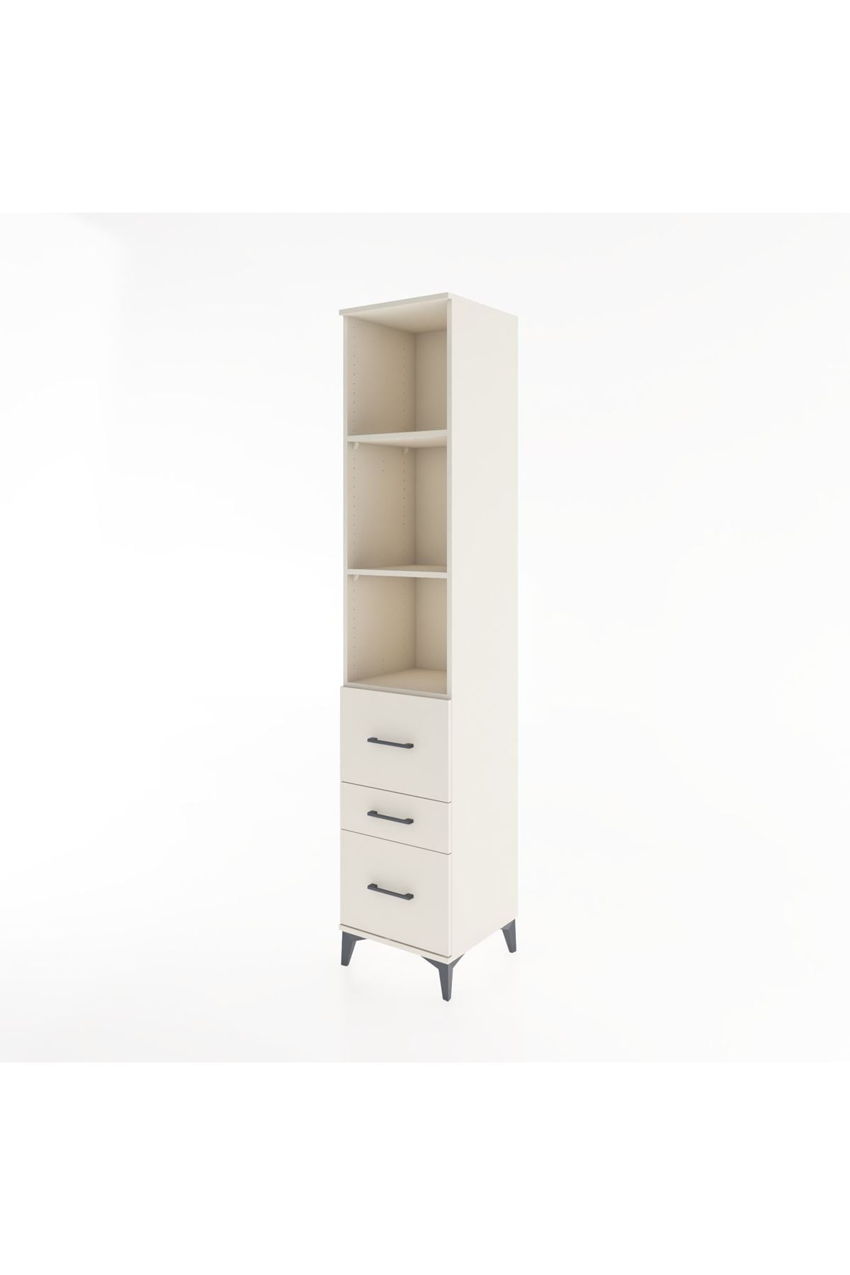 Hyperion Dolap 3 Raflı 3 Çekmeceli 44x44x221 - S61M092V1B