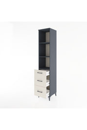 Hyperion Dolap 3 Raflı 3 Çekmeceli 44x44x221 - S61M093V4B