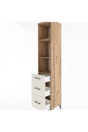 Hyperion Dolap 3 Raflı 3 Çekmeceli 44x44x221 - S61M093V7B