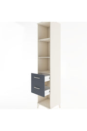 Hyperion Dolap 3 Raflı 2 Çekmeceli 44x44x221 Aytaşı-Antrasit