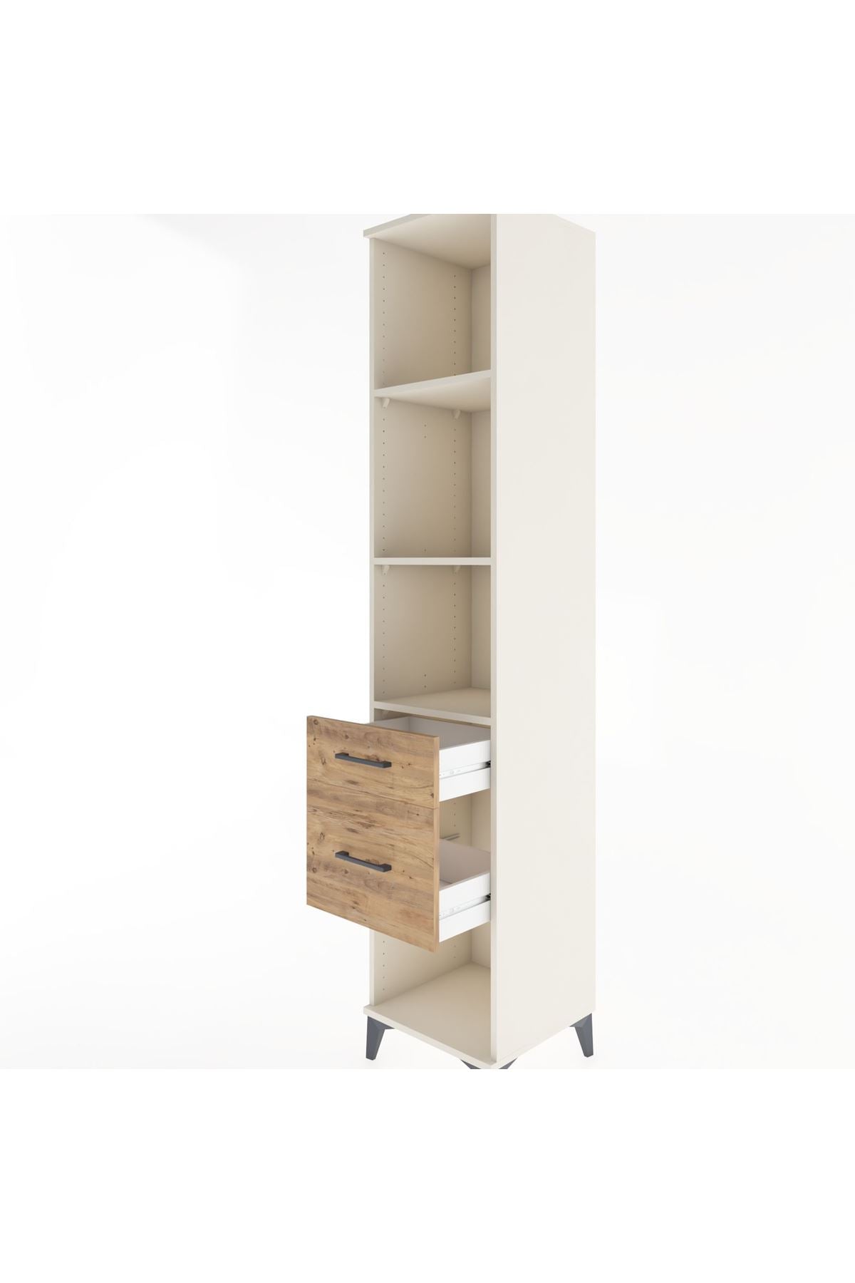 Hyperion Dolap 3 Raflı 2 Çekmeceli 44x44x221 Aytaşı-Çam