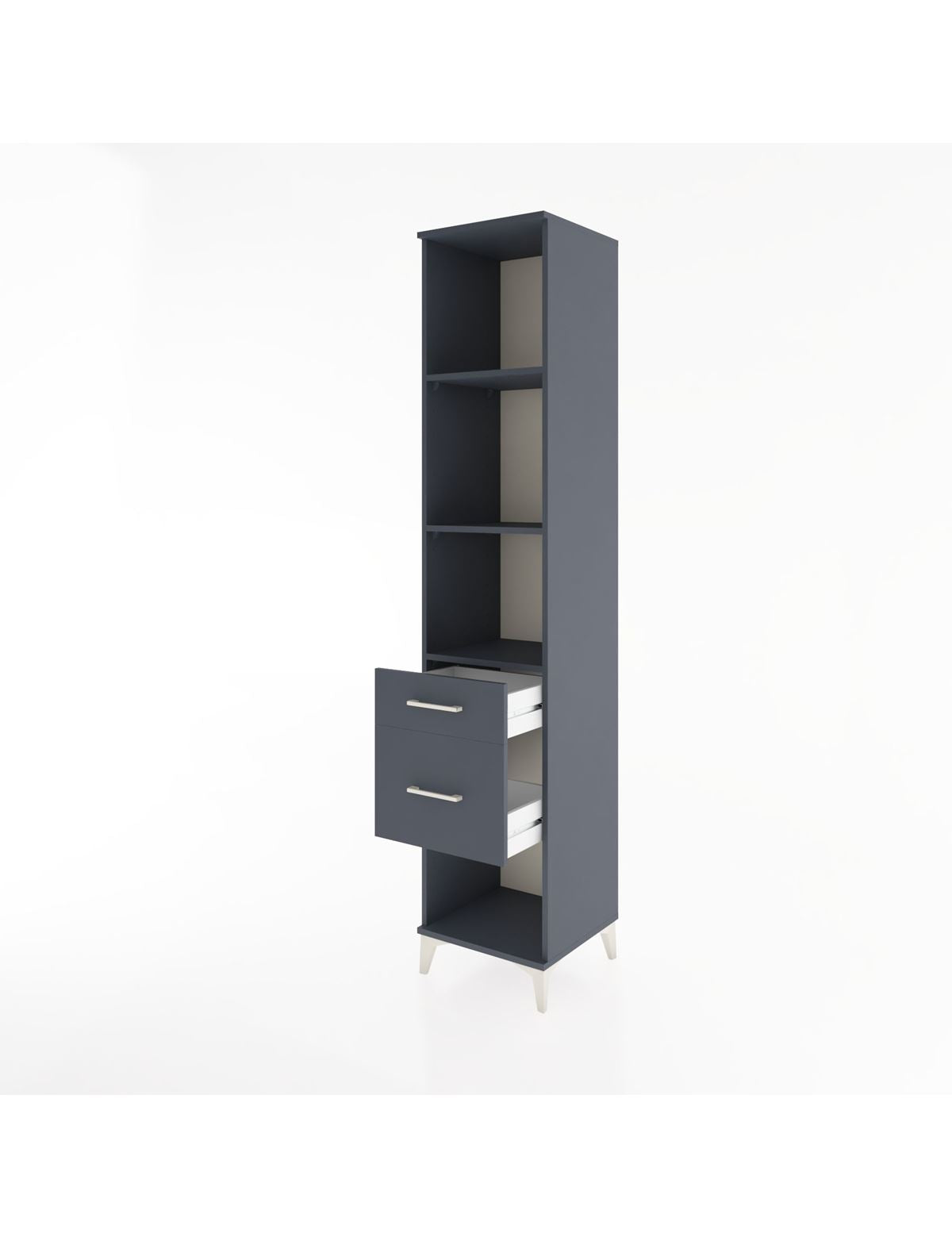 Hyperion Dolap 3 Raflı 2 Çekmeceli 44x44x221 - S61M094V5B
