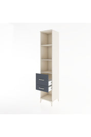 Hyperion Dolap 3 Raflı 2 Çekmeceli 44x44x221 Aytaşı-Antrasit