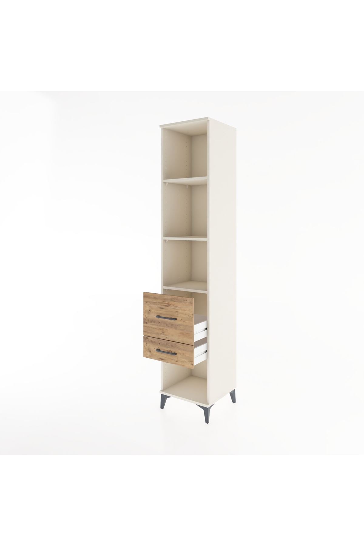 Hyperion Dolap 3 Raflı 2 Çekmeceli 44x44x221 Aytaşı-Çam