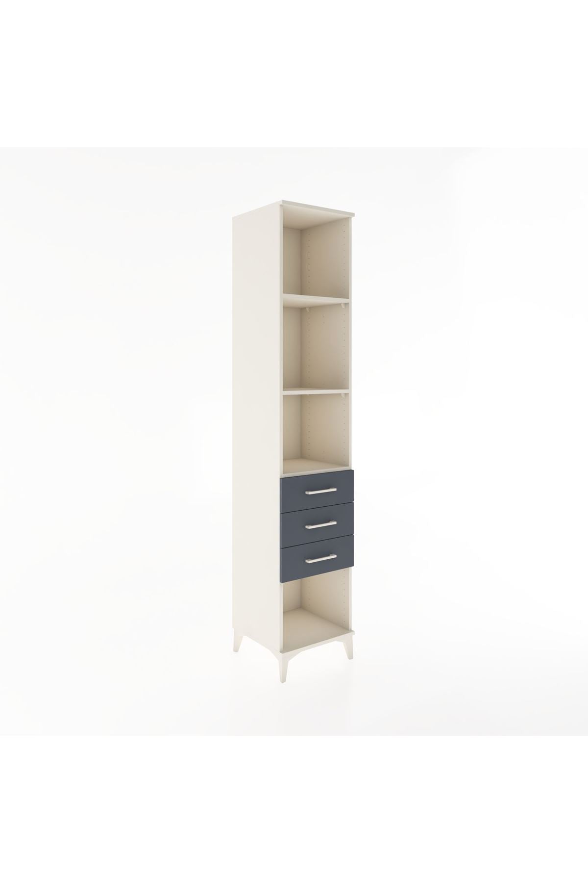 Hyperion Dolap 3 Raflı 3 Çekmeceli 44x44x221 - S61M096V2B