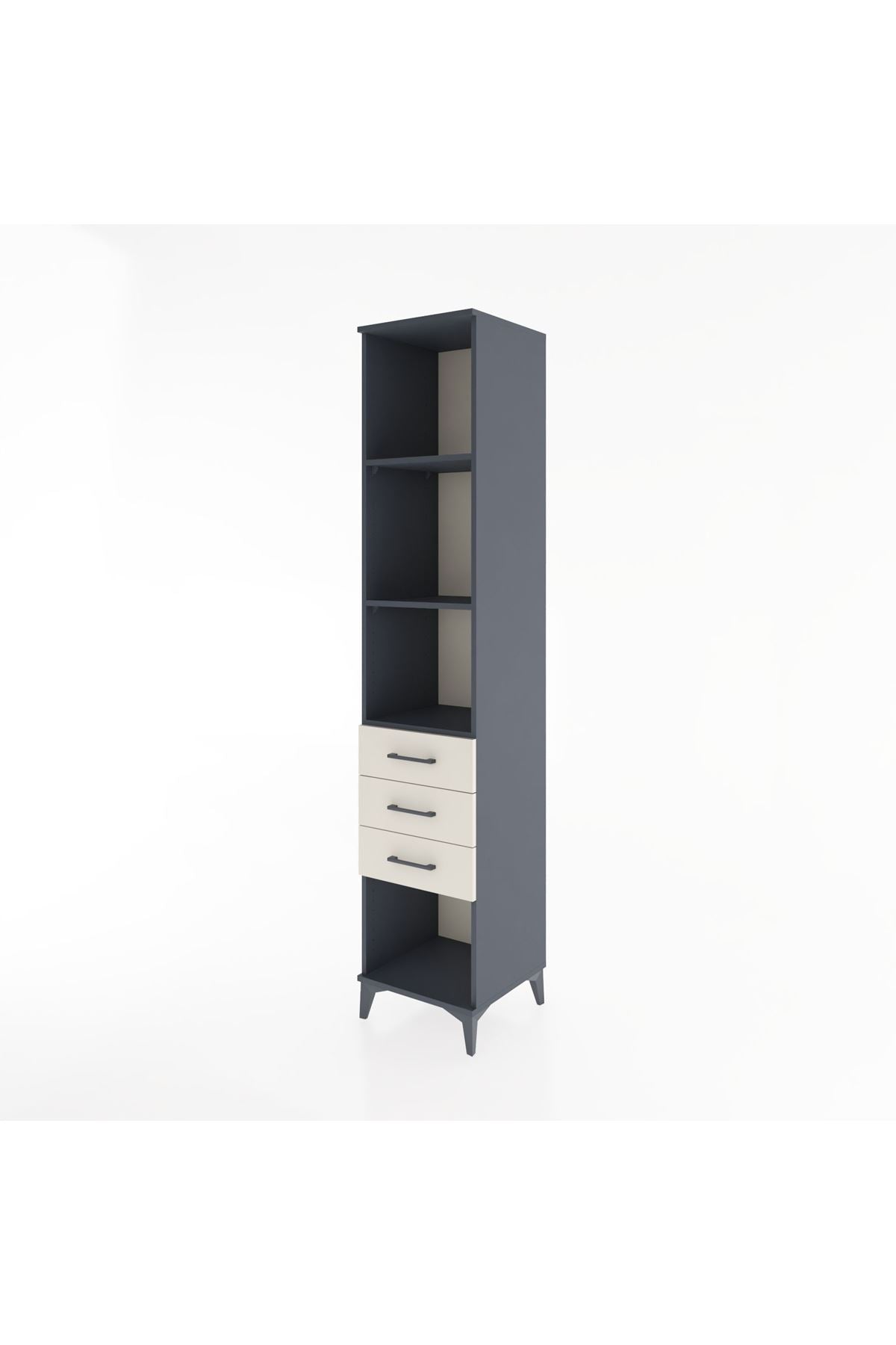 Hyperion Dolap 3 Raflı 3 Çekmeceli 44x44x221 - S61M096V4B