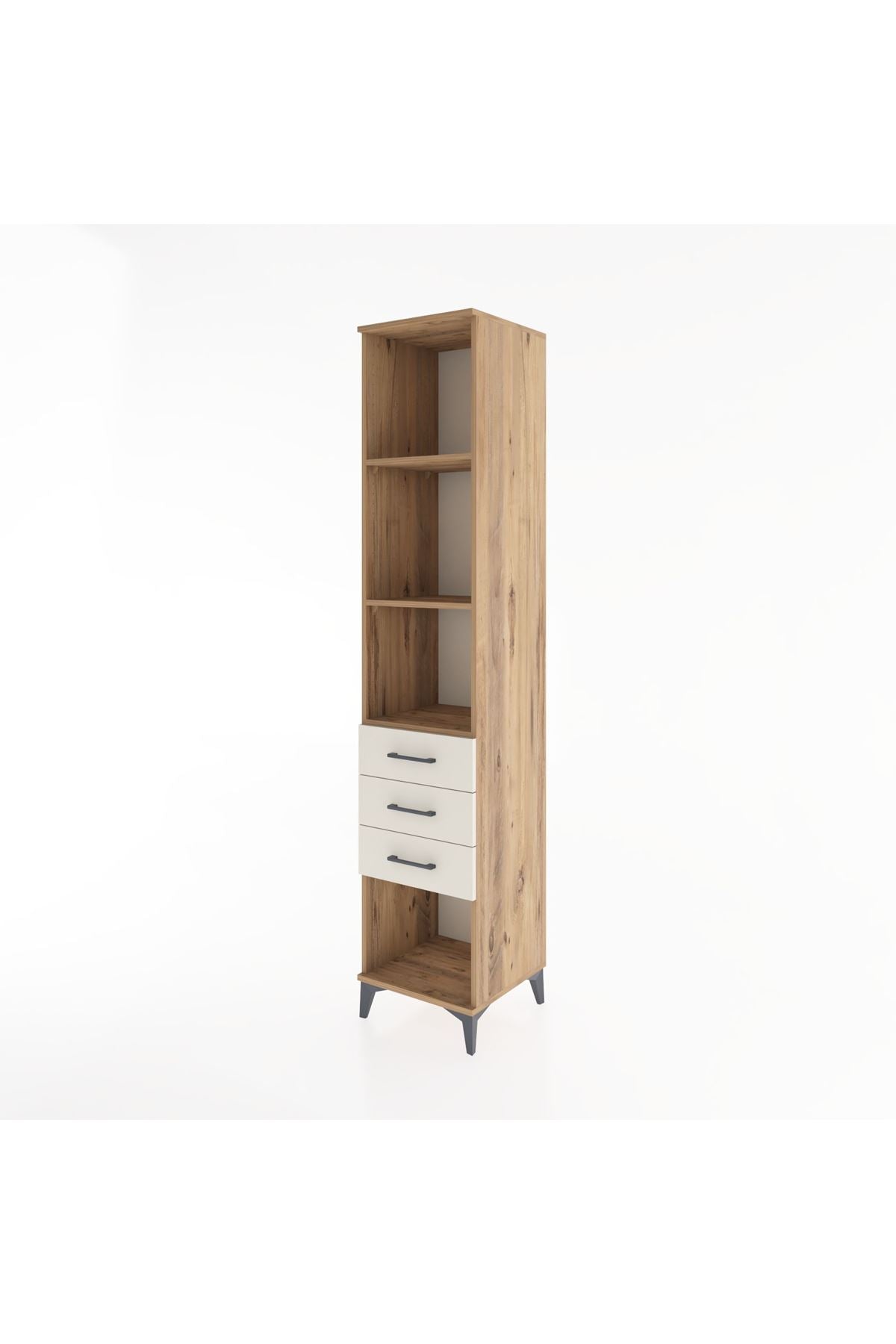 Hyperion Dolap 3 Raflı 3 Çekmeceli 44x44x221 - S61M096V7B