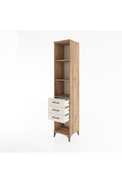 Hyperion Dolap 3 Raflı 3 Çekmeceli 44x44x221 - S61M096V7B