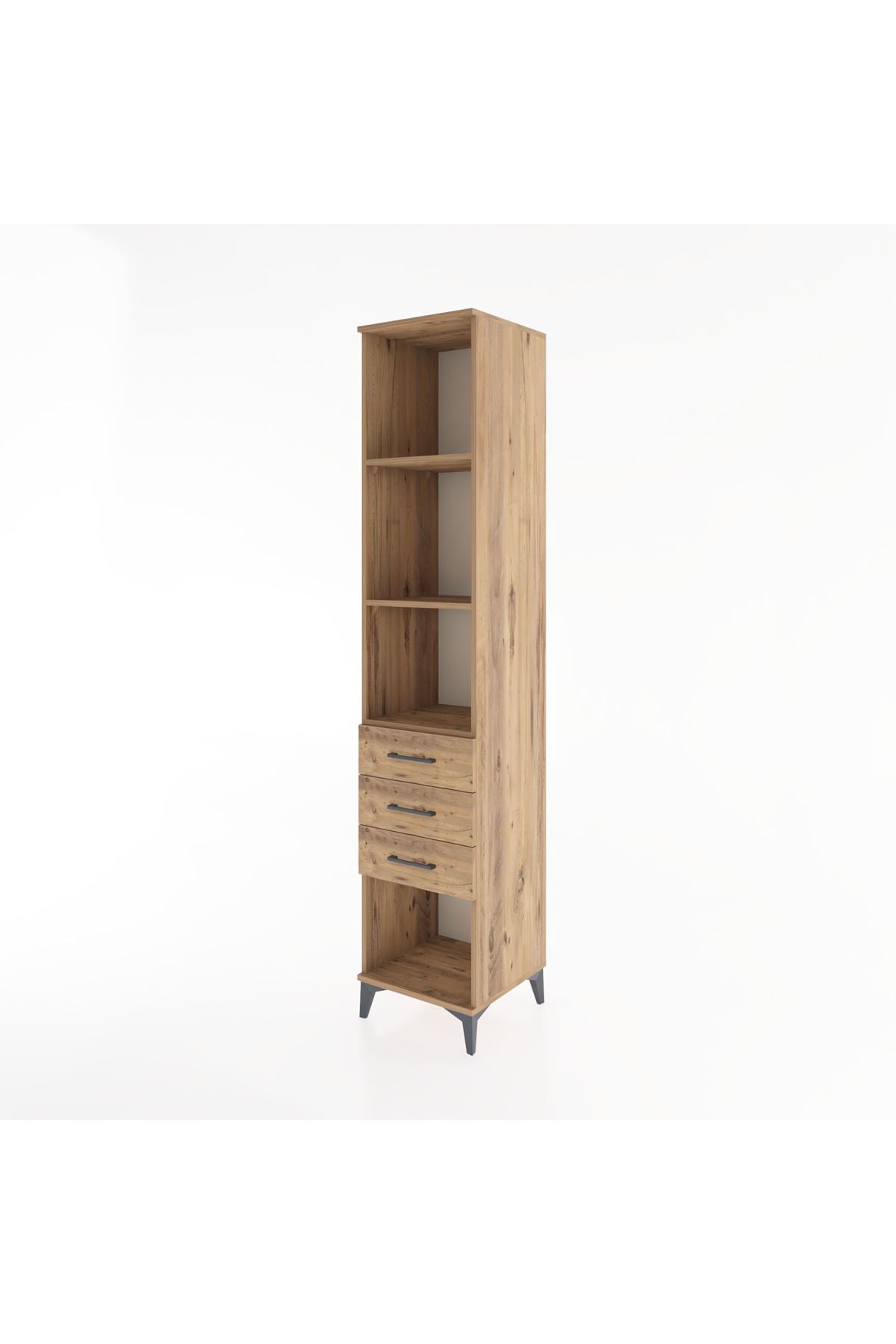 Hyperion Dolap 3 Raflı 3 Çekmeceli 44x44x221 - S61M096V9B