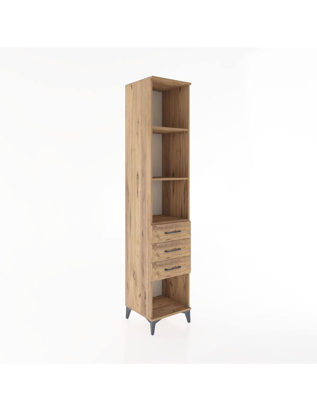 Hyperion Dolap 3 Raflı 3 Çekmeceli 44x44x221 - S61M096V9B