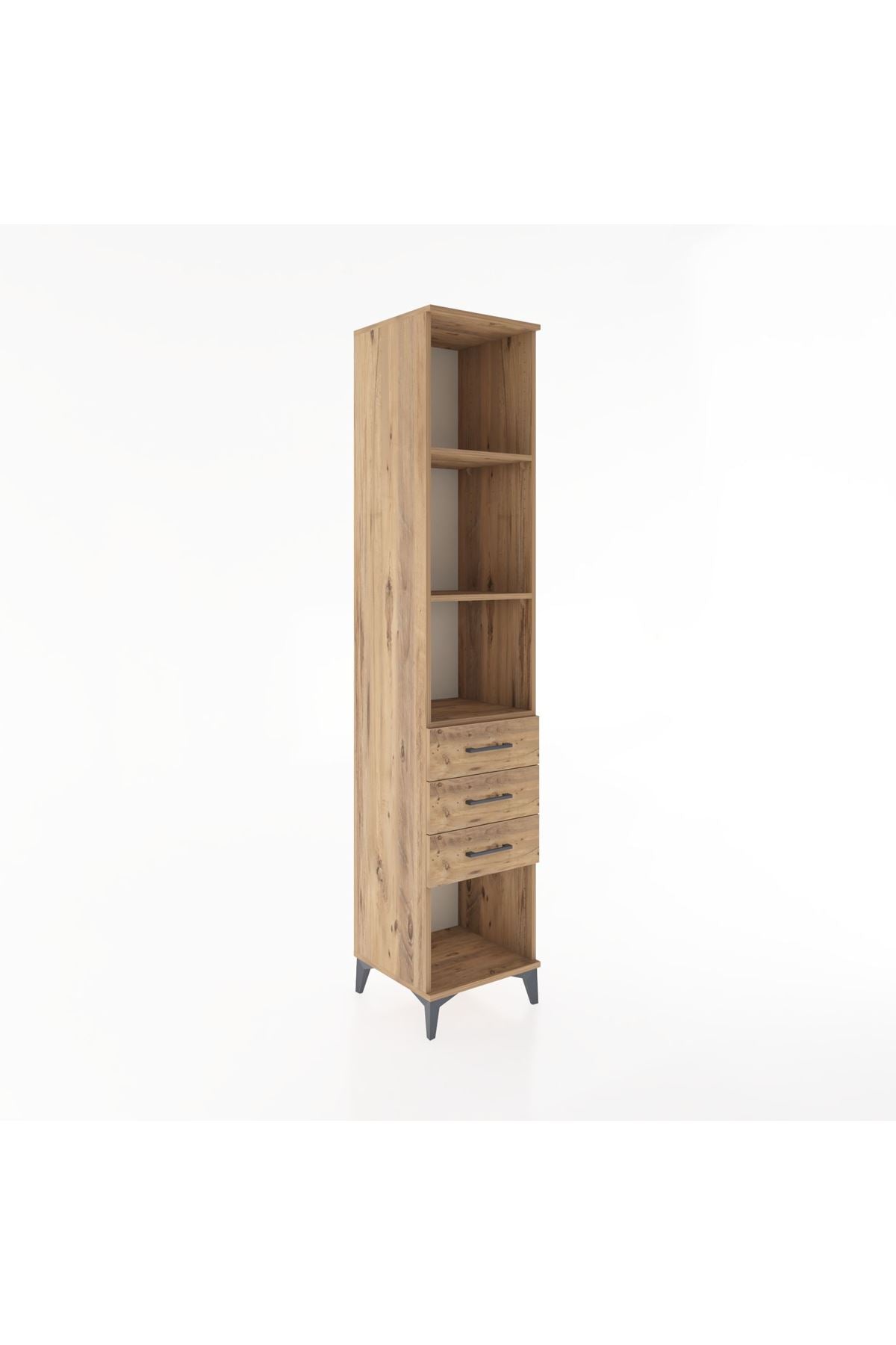 Hyperion Dolap 3 Raflı 3 Çekmeceli 44x44x221 - S61M096V9B