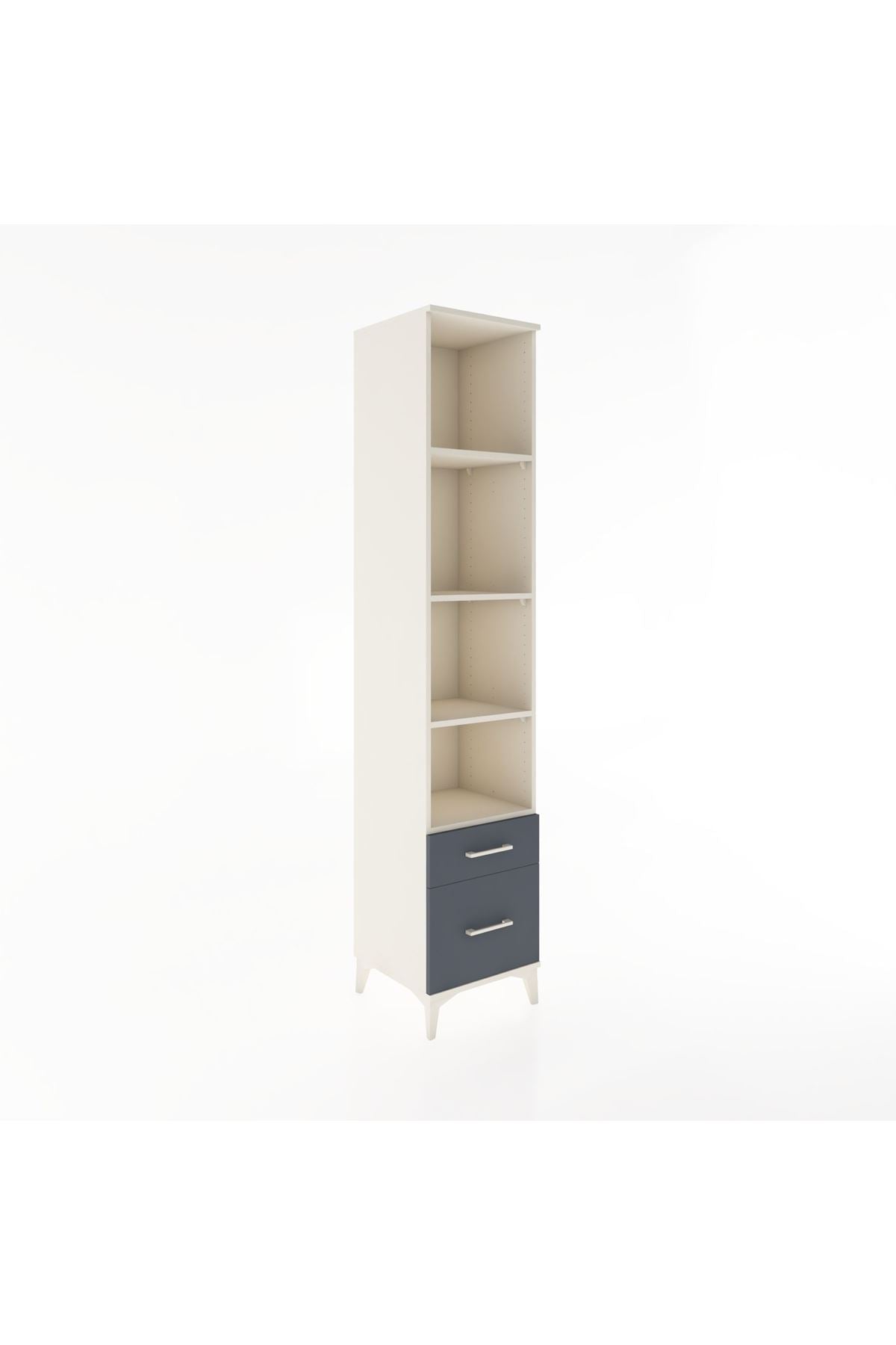 Hyperion Dolap 4 Raflı 2 Çekmeceli 44x44x221 - S61M098V2B
