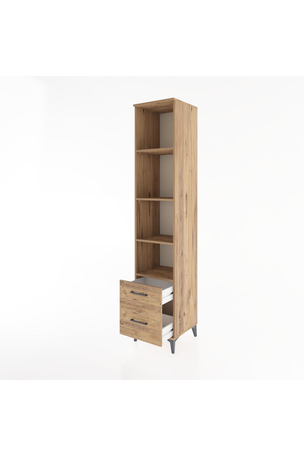 Hyperion Dolap 4 Raflı 2 Çekmeceli 44x44x221 - S61M098V9B