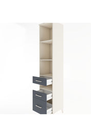 Hyperion Dolap 4 Raflı 3 Çekmeceli 44x44x221 - S61M099V2B