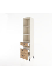 Hyperion Dolap 4 Raflı 3 Çekmeceli 44x44x221 - S61M099V3B