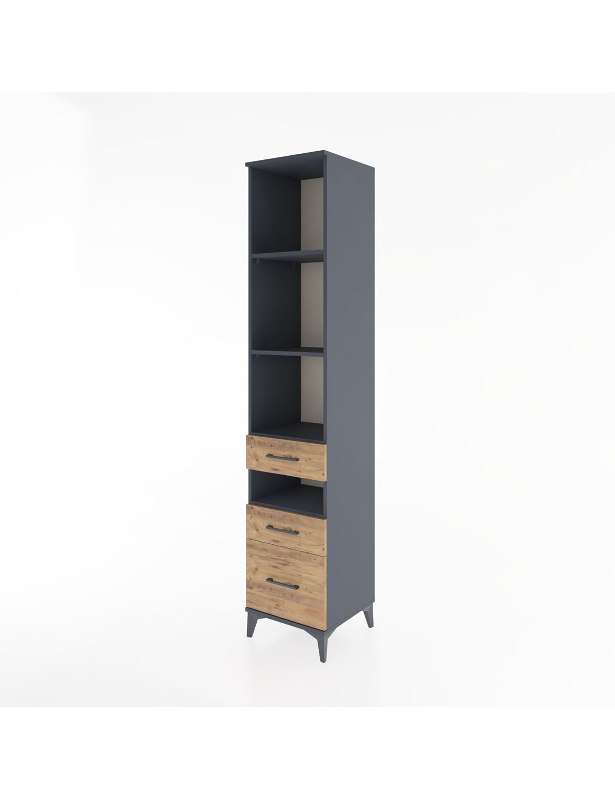 Hyperion Dolap 4 Raflı 3 Çekmeceli 44x44x221 - S61M099V6B