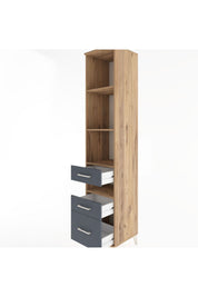Hyperion Dolap 4 Raflı 3 Çekmeceli 44x44x221 - S61M099V8B