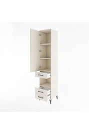 Hyperion Dolap 4 Raflı 3 Çekmeceli Tek Kapaklı 44x44x221 Aytaşı-Aytaşı