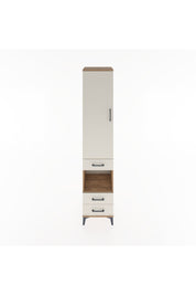 Hyperion Dolap 4 Raflı 3 Çekmeceli Tek Kapaklı 44x44x221 Çam-Aytaşı