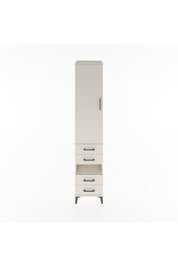 Hyperion Dolap 3 Raflı 4 Çekmeceli Tek Askılı 44x44x221 Aytaşı-Aytaşı