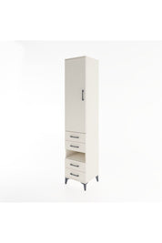 Hyperion Dolap 3 Raflı 4 Çekmeceli Tek Askılı 44x44x221 Aytaşı-Aytaşı