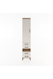 Hyperion Dolap 3 Raflı 4 Çekmeceli Tek Askılı 44x44x221 Çam-Aytaşı