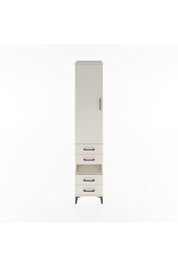 Hyperion Dolap 4 Raflı 4 Çekmeceli Tek Kapaklı 44x44x221 Aytaşı-Aytaşı