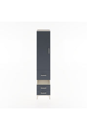 Hyperion Dolap 3 Raflı 3 Çekmeceli Tek Askılı 44x44x221 Aytaşı-Antrasit