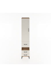 Hyperion Dolap 3 Raflı 3 Çekmeceli Tek Askılı 44x44x221 Çam-Aytaşı