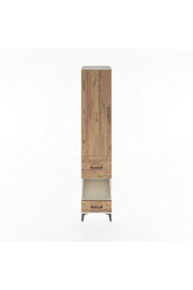 Hyperion Dolap 3 Raflı 2 Çekmeceli Tek Askılı 44x44x221 Aytaşı-Çam