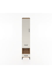 Hyperion Dolap 3 Raflı 2 Çekmeceli Tek Askılı 44x44x221 Çam-Aytaşı