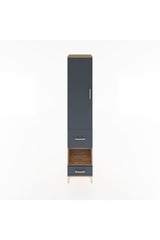 Hyperion Dolap 3 Raflı 2 Çekmeceli Tek Askılı 44x44x221