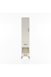 Hyperion Dolap 4 Raflı 2 Çekmeceli Tek Kapaklı 44x44x221 Aytaşı-Aytaşı