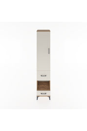 Hyperion Dolap 4 Raflı 2 Çekmeceli Tek Kapaklı 44x44x221 Çam-Aytaşı