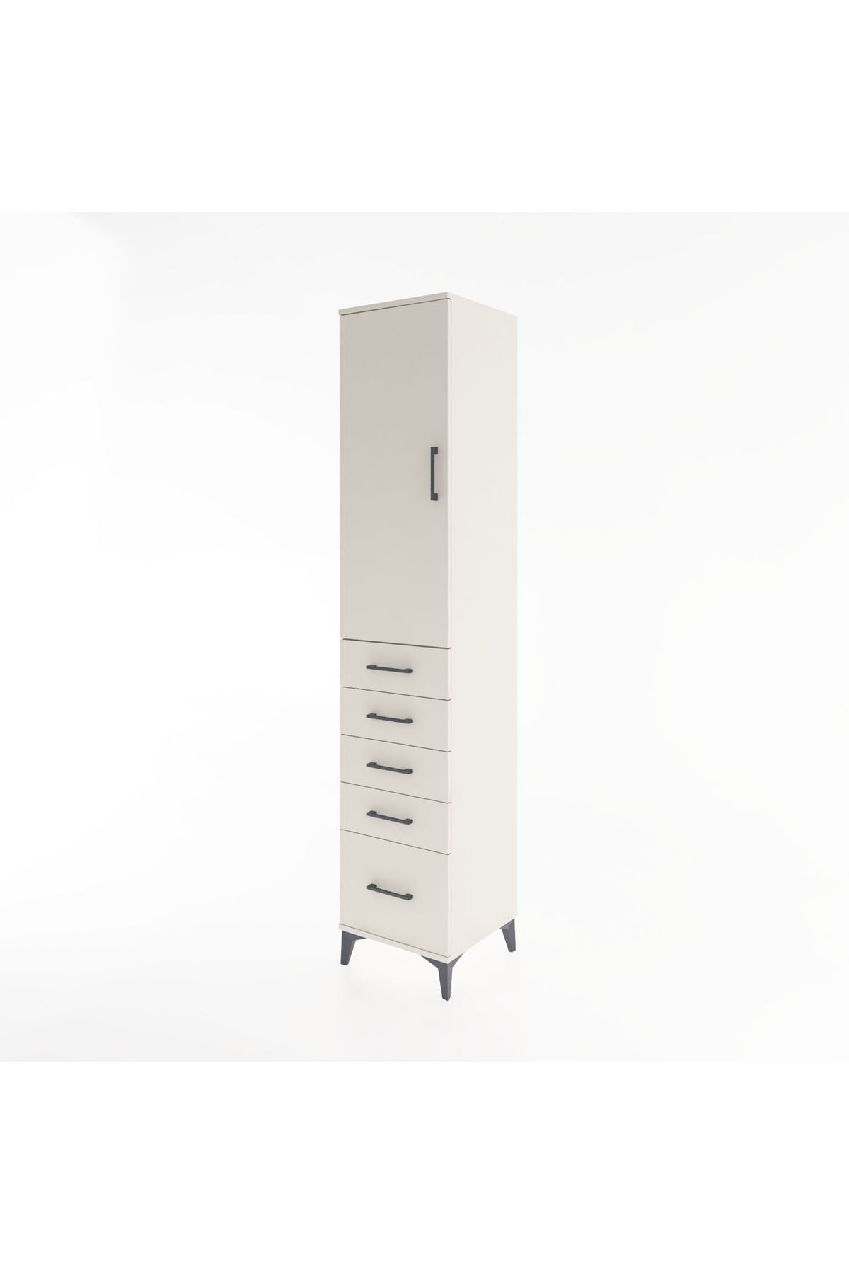 Hyperion Dolap 2 Raflı 5 Çekmeceli Tek Askılı 44x44x221 Aytaşı-Aytaşı