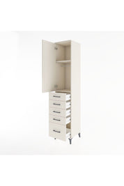 Hyperion Dolap 2 Raflı 5 Çekmeceli Tek Askılı 44x44x221 Aytaşı-Aytaşı