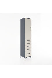 Hyperion Dolap 2 Raflı 5 Çekmeceli Tek Askılı 44x44x221 - S61M110V4B