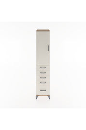 Hyperion Dolap 2 Raflı 5 Çekmeceli Tek Askılı 44x44x221 Çam-Aytaşı