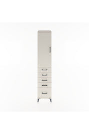 Hyperion Dolap 3 Raflı 5 Çekmeceli Tek Kapaklı 44x44x221 Aytaşı-Aytaşı